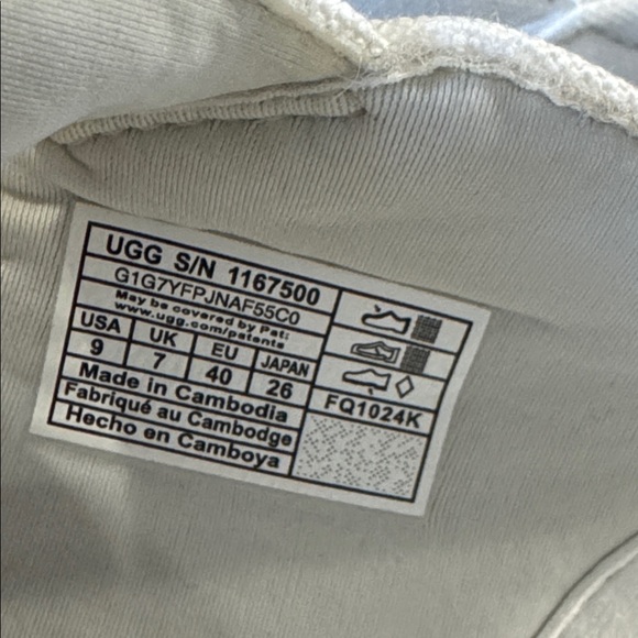 UGG Ez-Duzzit Platform T-Strap White Sneaker 9 - Picture 10 of 10